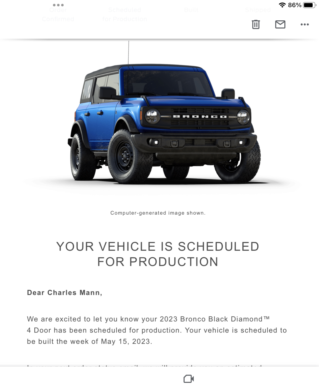 Ford Bronco 📬 4/6/23 Scheduling Emails Now Arriving! 01B856CF-6BD1-4EB0-B7FC-A0EA6A180D27