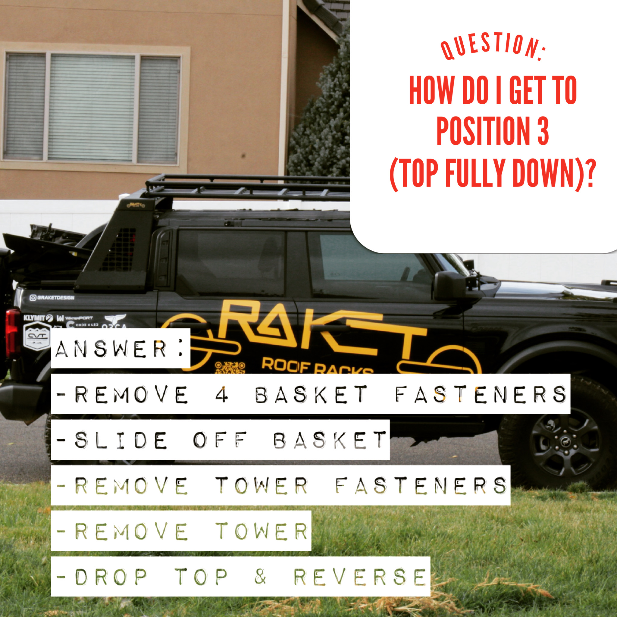 Ford Bronco RAKET Roof Rack solution for Soft/Hard/No Top. Order portal goes live Nov. 15th. 03C6B61C-1449-484C-97FF-F848CBCE5359