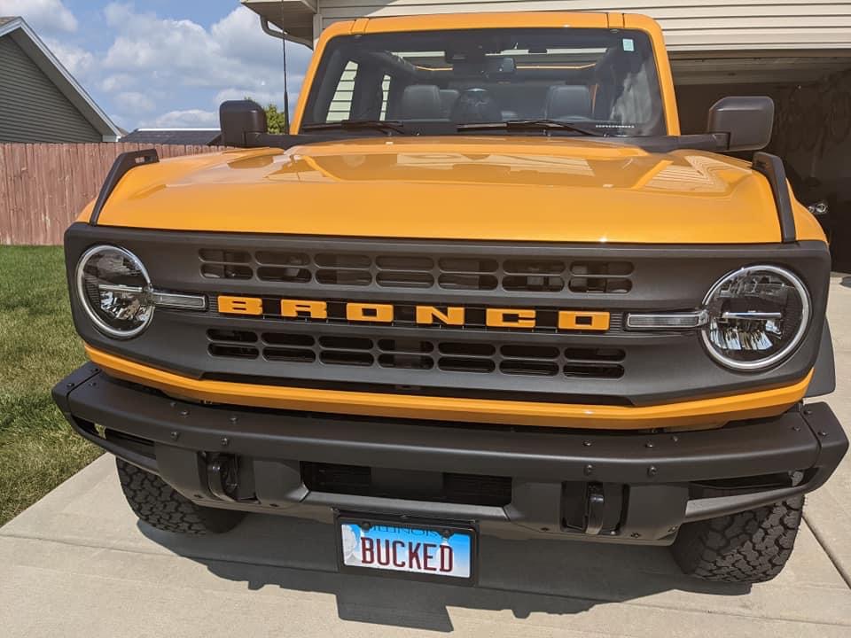Ford Bronco Front license plate mount options? 9640ADAE-3E79-49E4-8EA4-2F24C38270D5
