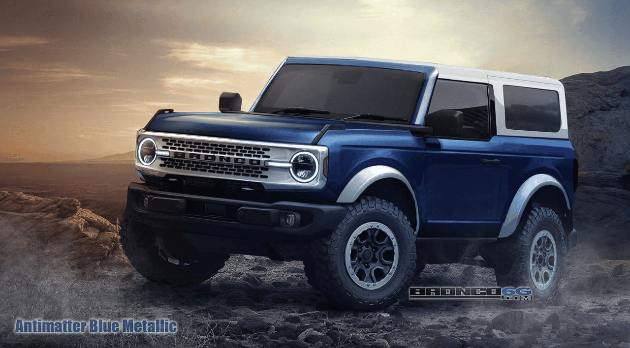 Ford Bronco Bronco6G's 2021 Bronco in Production Colors, Painted and White Top, Flares, Grille [Preview Renderings] 1591389062756