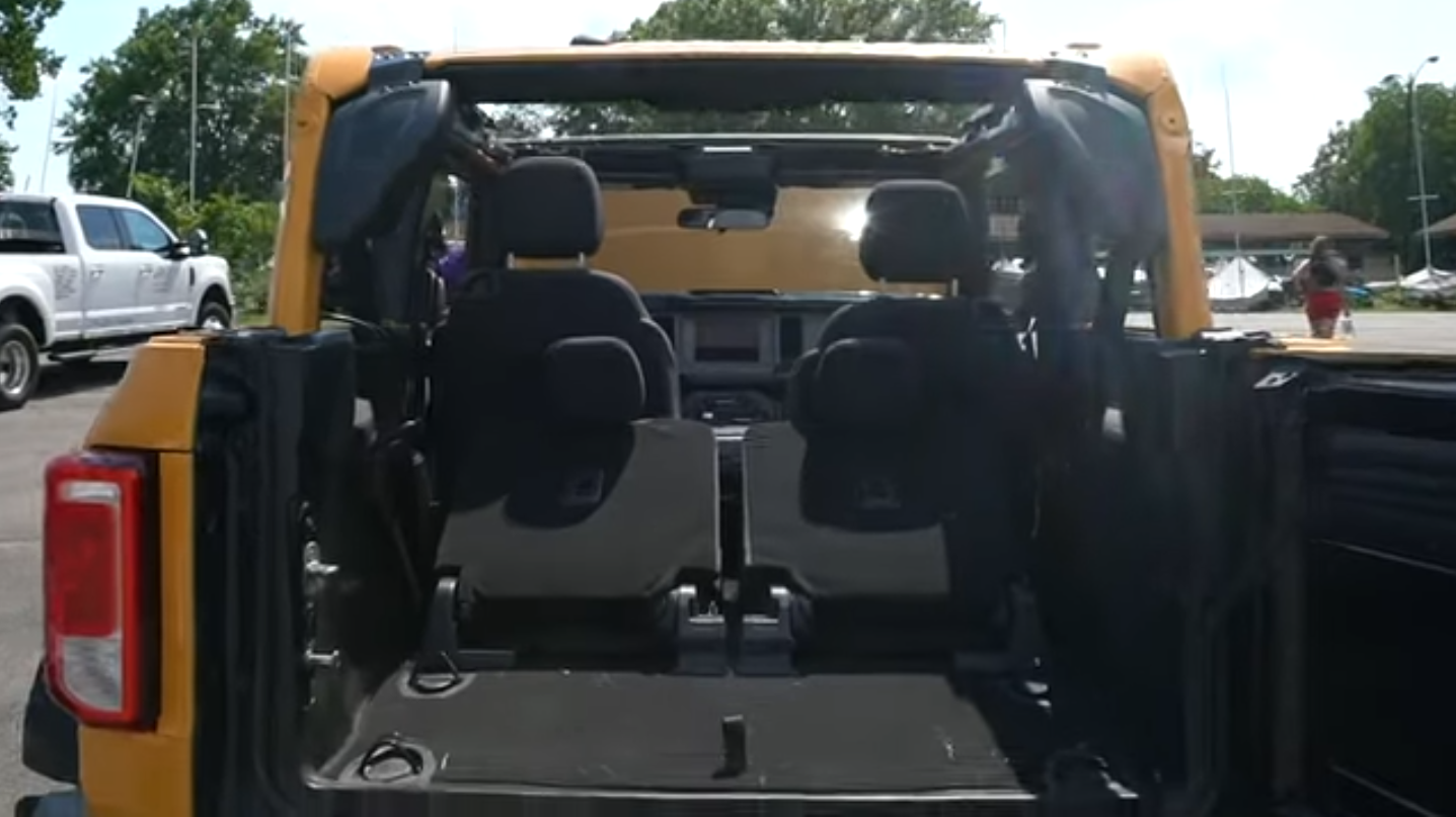 Ford Bronco Will the 2 door rear seats be removable? 1594873664695