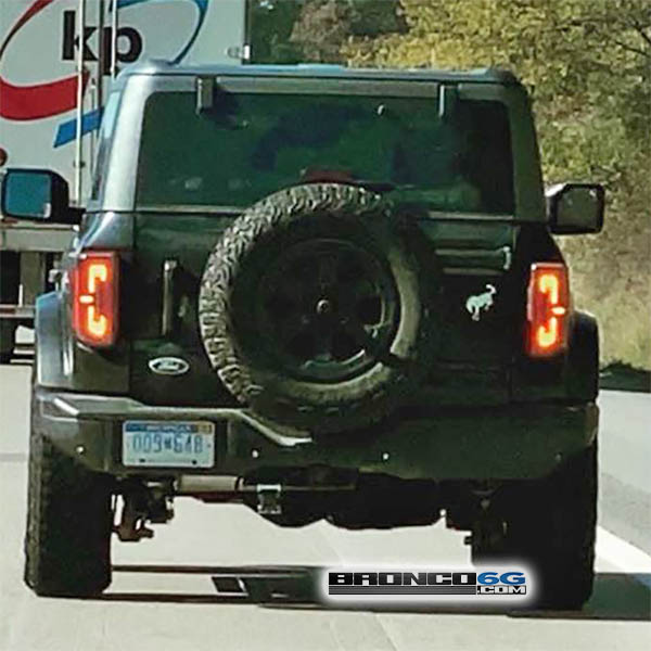 Ford Bronco 2 Door Bronco Badlands spotted on road in WV 1601504095068
