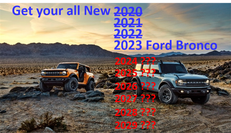 Ford Bronco [Update: Only 1 Hour of Production Lost] MAP Flood Yesterday Suspended Bronco Production 1624723147680