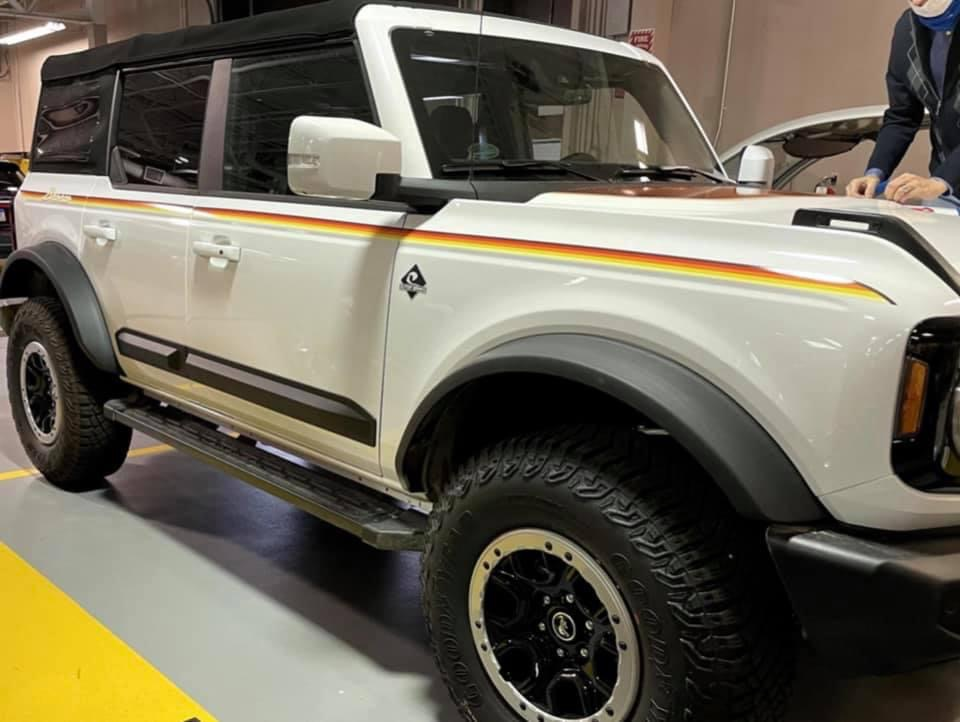 Ford Bronco Pics & Impressions: Bronco Bimini Mesh Top, Door Molding Kit, Cargo Area Liner, Pet Barrier, Tailgate Table, Hitch Shackle Kit, Door Sill Plates 1626298406193