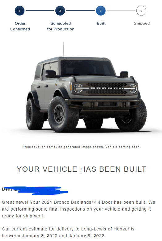 Ford Bronco 🛠 12/13/21 Build Week Group 1640185158015