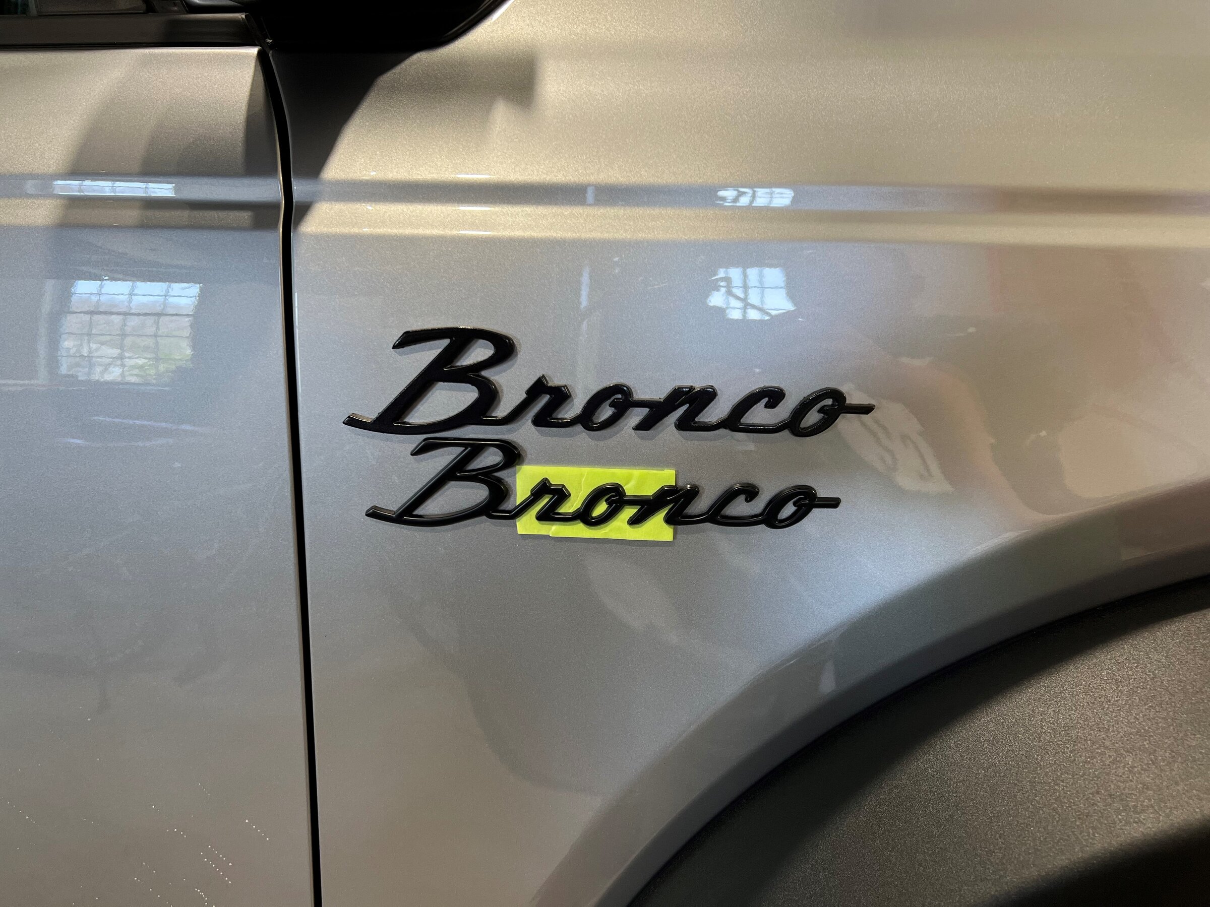Ford Bronco Adhesive backed Heritage Bronco Fender Badges by BroncoDepotUSA [NO LONGER AVAILABLE] 1650305529756