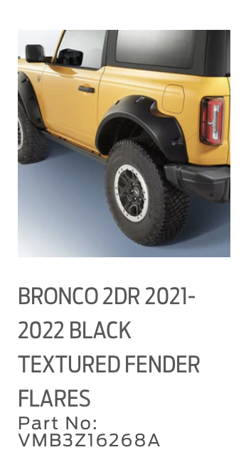 Ford Bronco Does anyone know who makes these fenders? 1651622364284