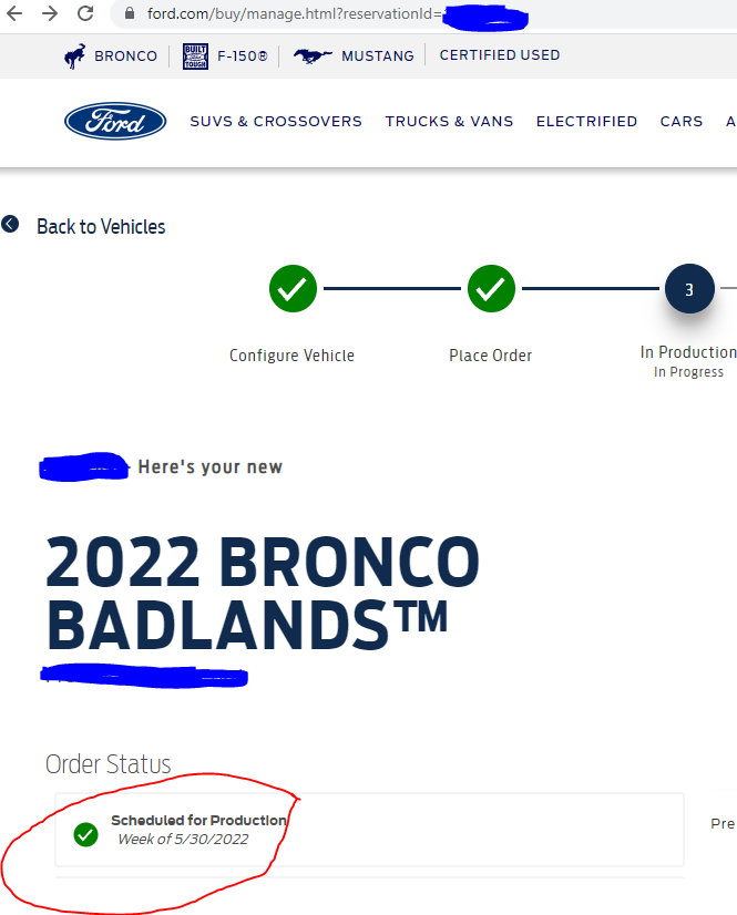 Ford Bronco 05/30/2022 Build Week Group 1653440200199