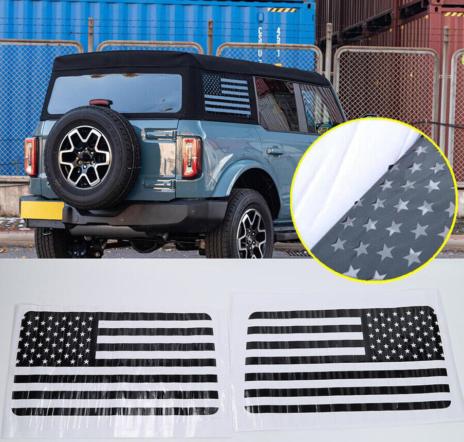 Ford Bronco Anyone tried these soft top window vinyl decals? 1656680747079