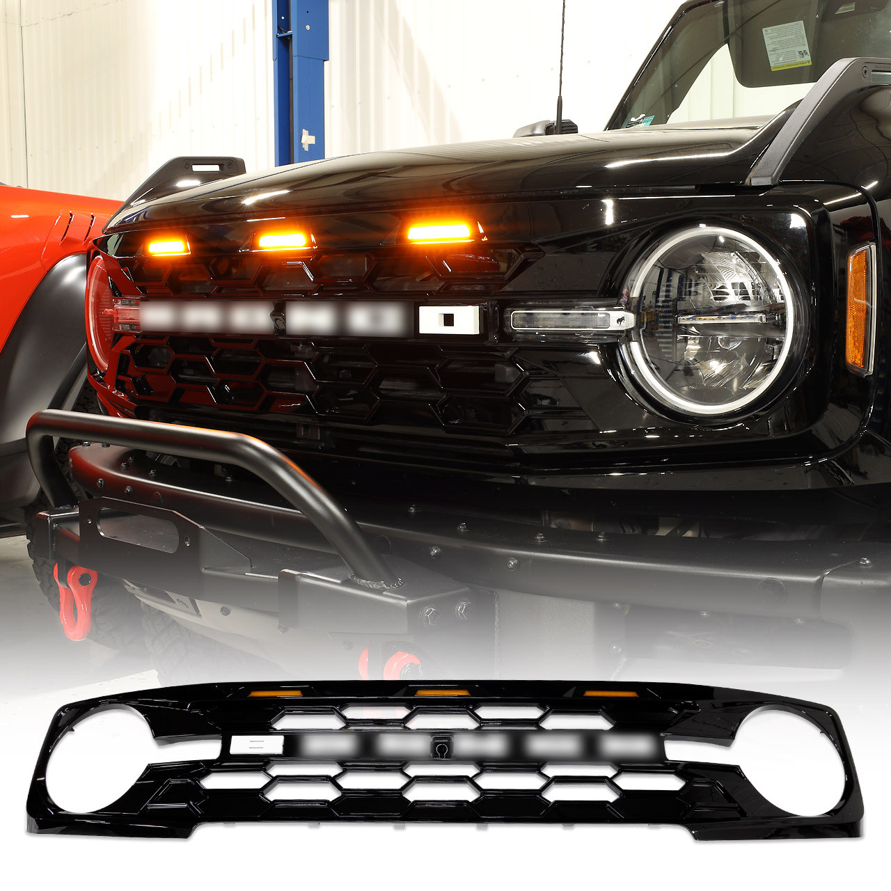 Ford Bronco New Product Release:  IAG I-Line Front Grilles 1668800860204