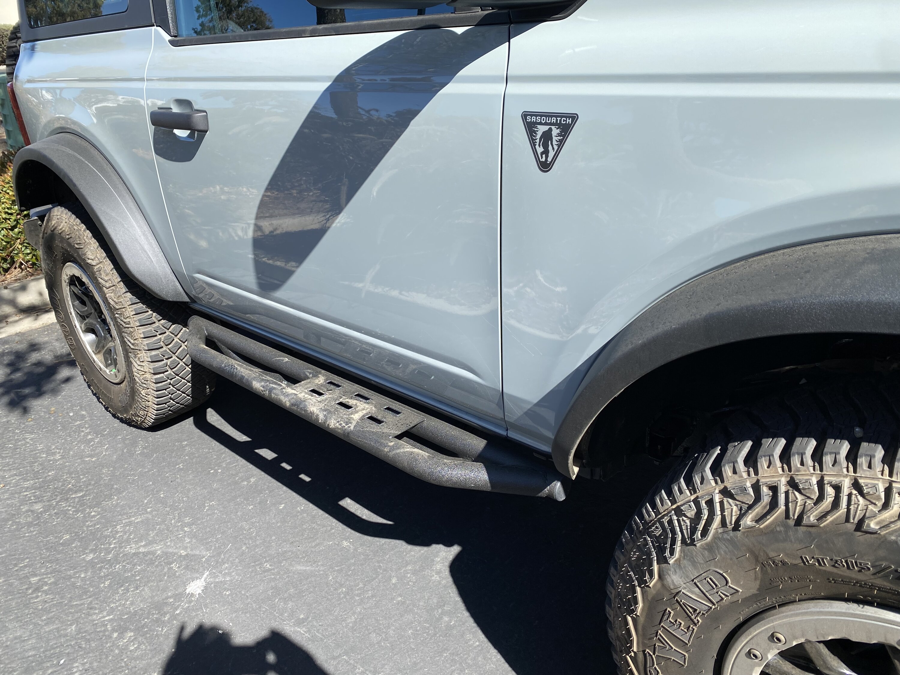 Ford Bronco Ford Splash Guards and RedRock Sliders installed 1677007796655