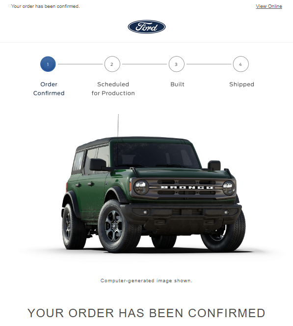 Ford Bronco Placed my 2023 Bronco Order! ... Post Yours! 1679948087866
