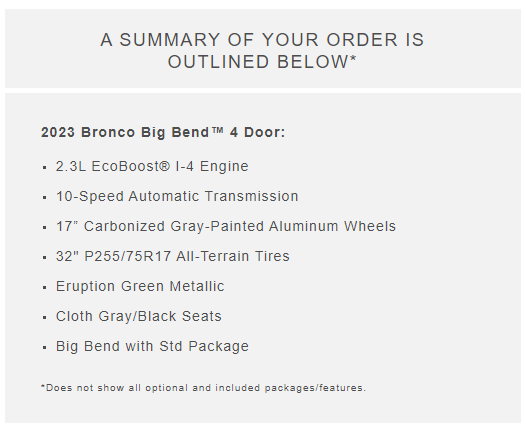 Ford Bronco Placed my 2023 Bronco Order! ... Post Yours! 1679948097890