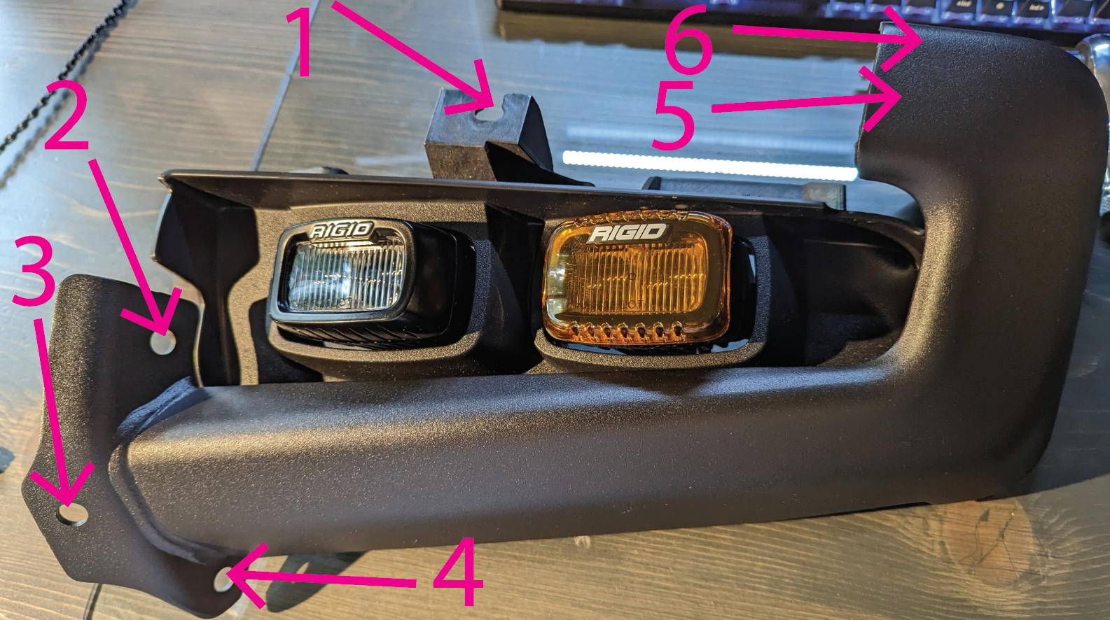 Ford Bronco Raptor fog lights - part #'s for install on regular Bronco? 1681941611546