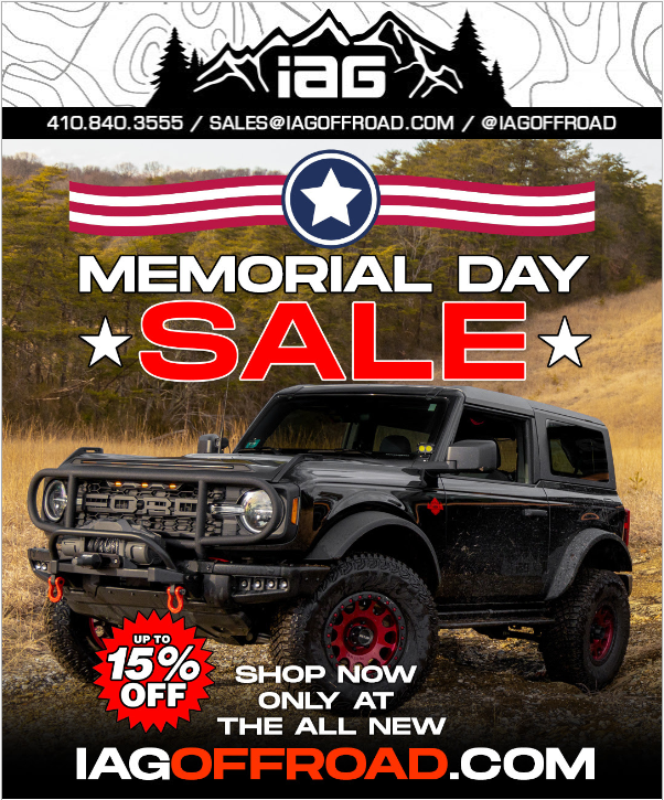 Ford Bronco Gear Up for Adventure with the IAG Off-Road Memorial Day Sale! 1685104463621