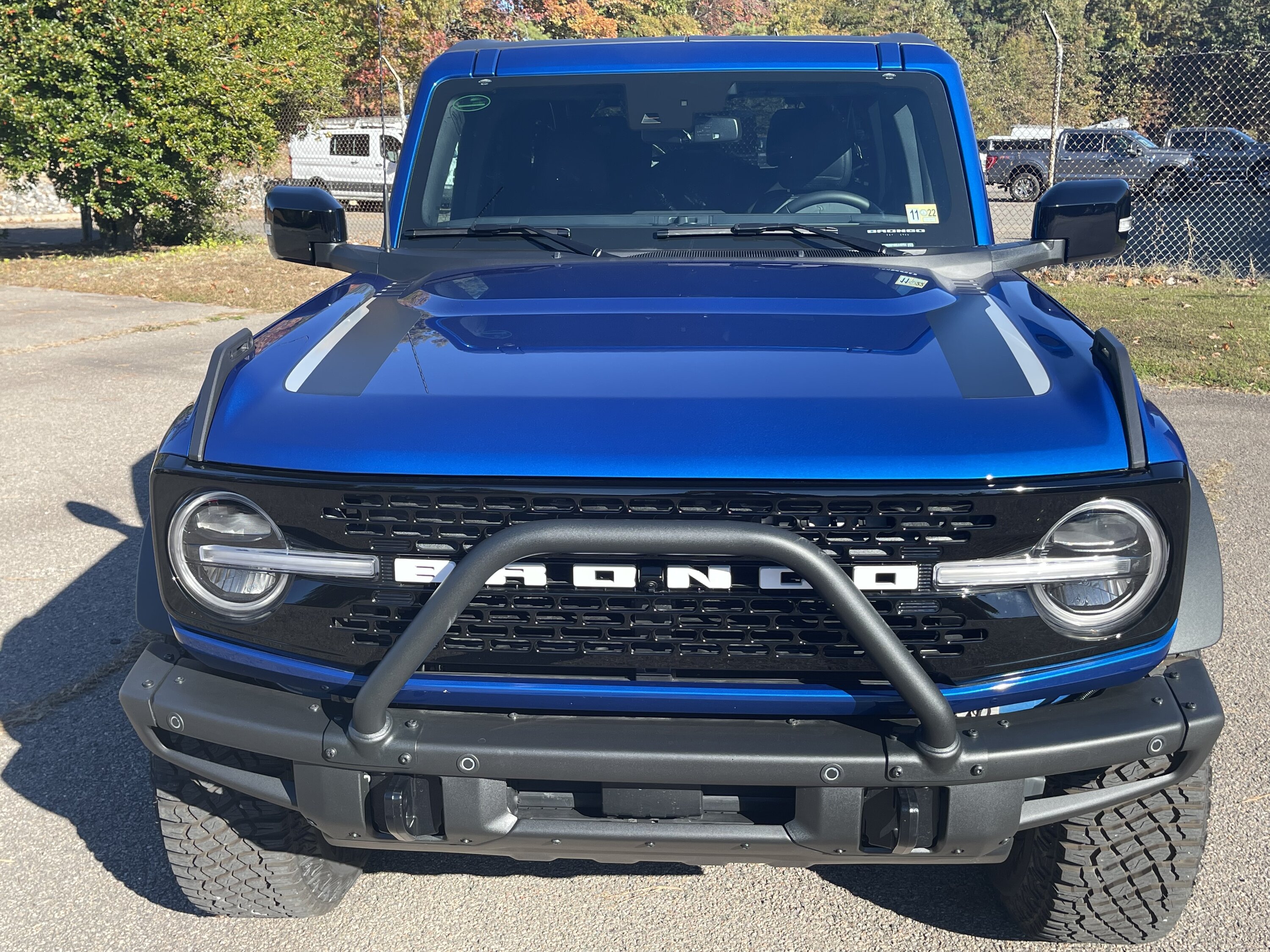 Ford Bronco Does anyone offer 4 round lights that fit inside the factory brush guard? 1687694663139
