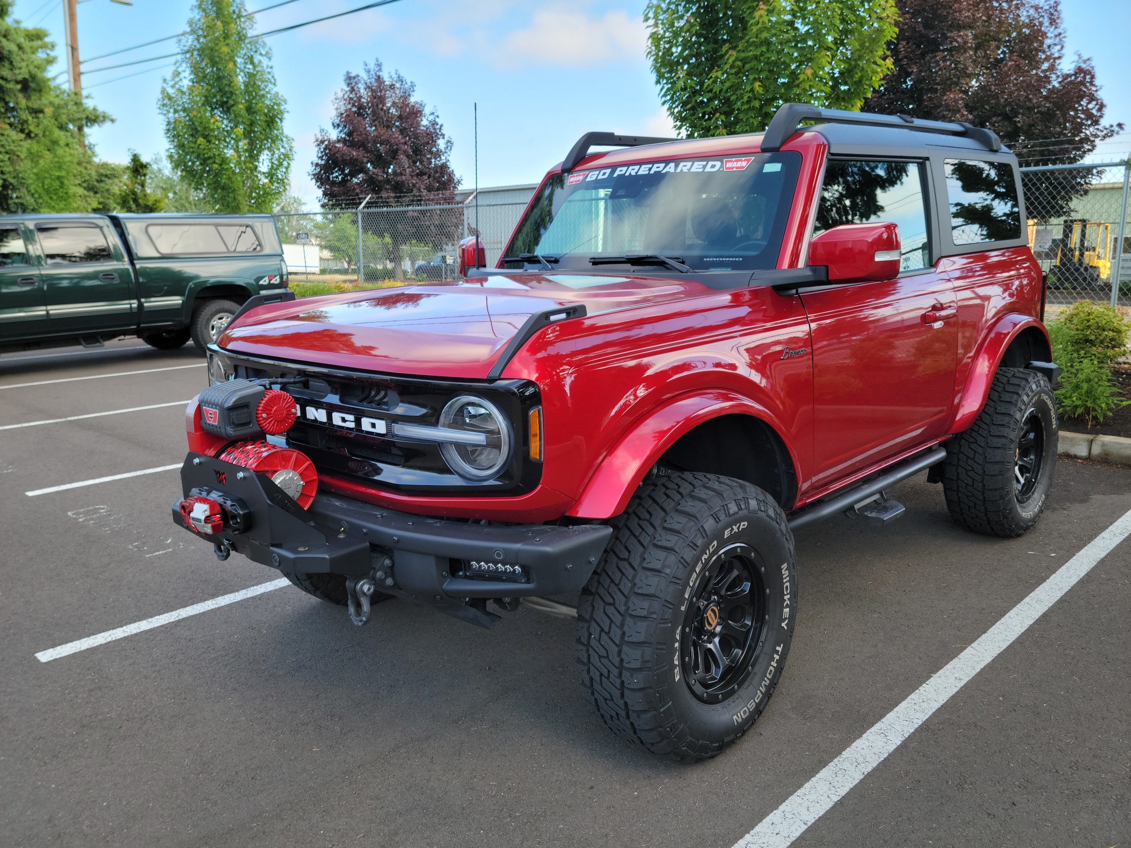 Ford Bronco 75th anniversary Warn 8274 Winch installed on my 2 Door Bronco 1688067583370