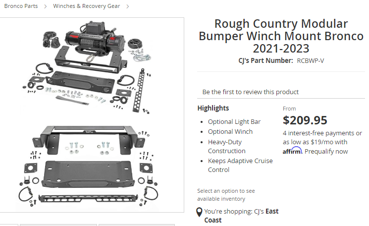 Ford Bronco (EDITED) Best budget winch bumpers? 1688756518324