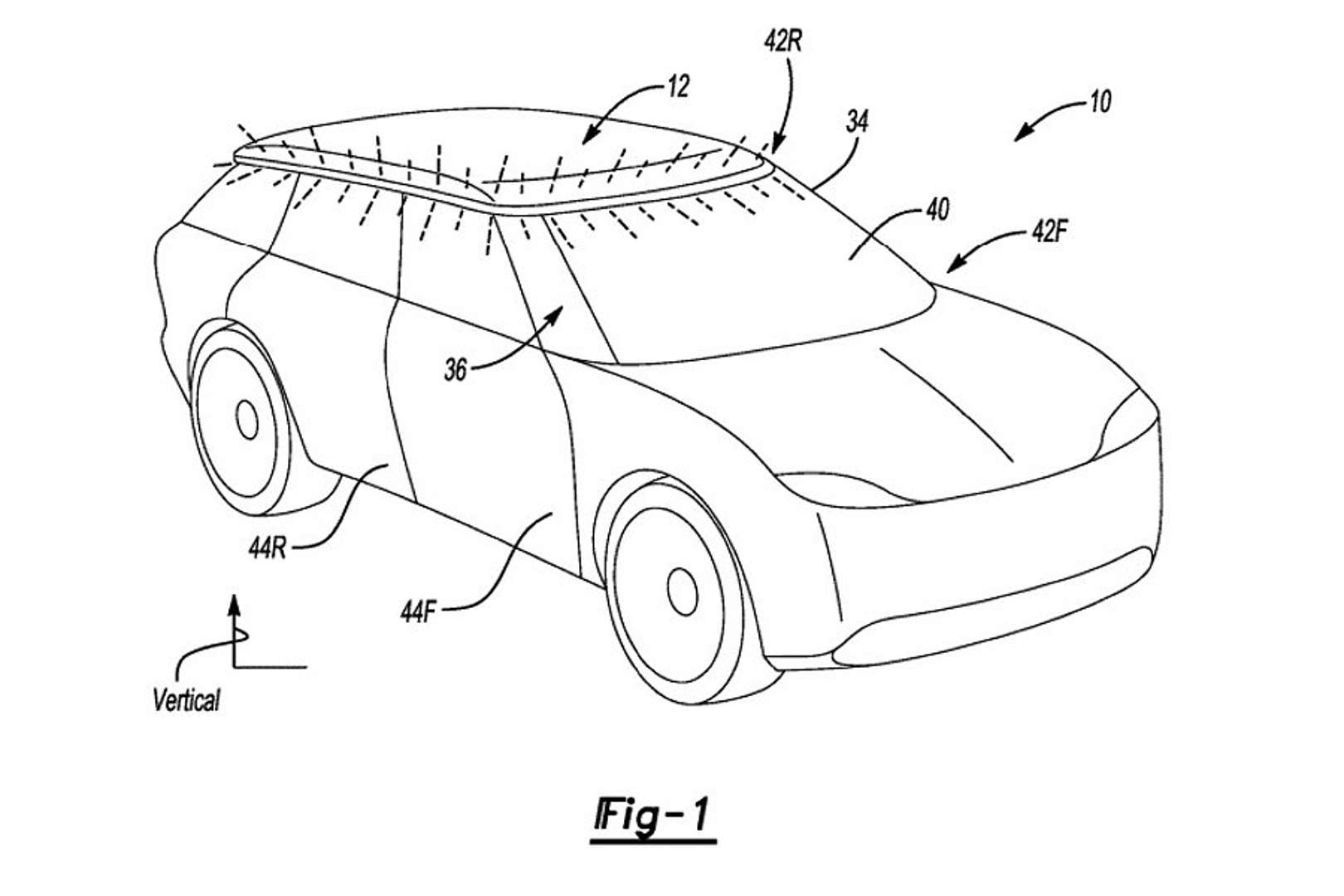 Ford Bronco FORD patents new Integrated roof lighting 1694024492072