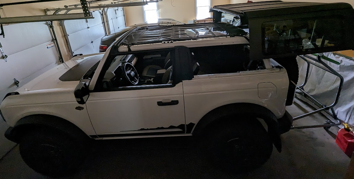 Ford Bronco Storing Hardtop (locating pins) 1694098056399