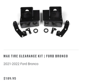 Ford Bronco HOSS 3.0 Lift options? 1701461915074
