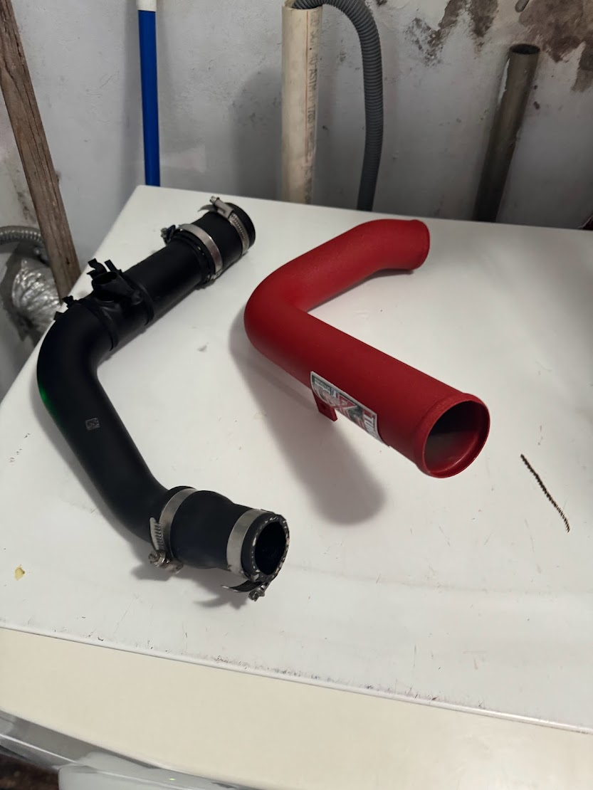 Ford Bronco Injen Charge Pipes installed on 2.7 with Injen CAI 1704646587288