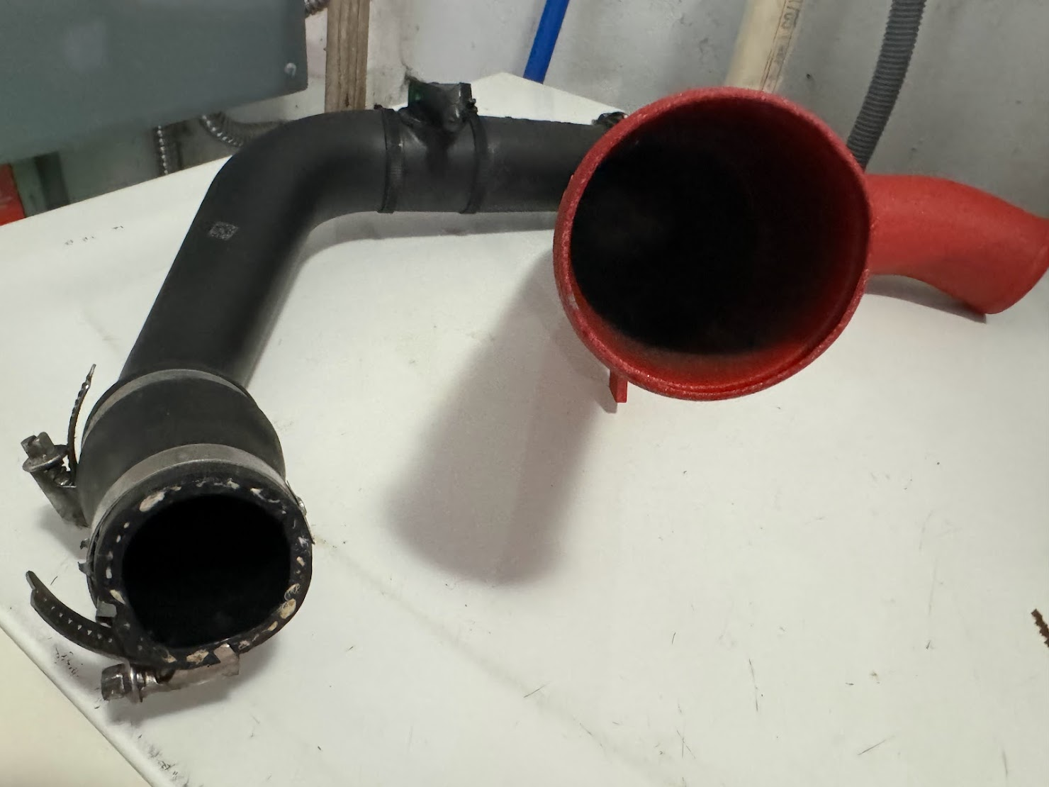 Ford Bronco Injen Charge Pipes installed on 2.7 with Injen CAI 1704646609763
