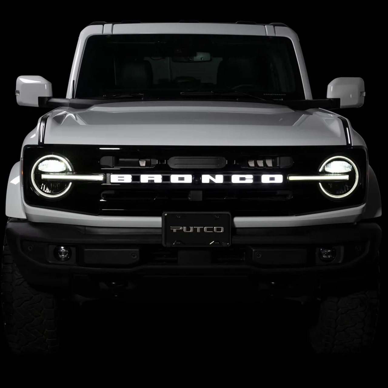Ford Bronco Putco Luminix Ford Bronco LED Grille Emblem for 2021+ Ford Bronco 1706728143562