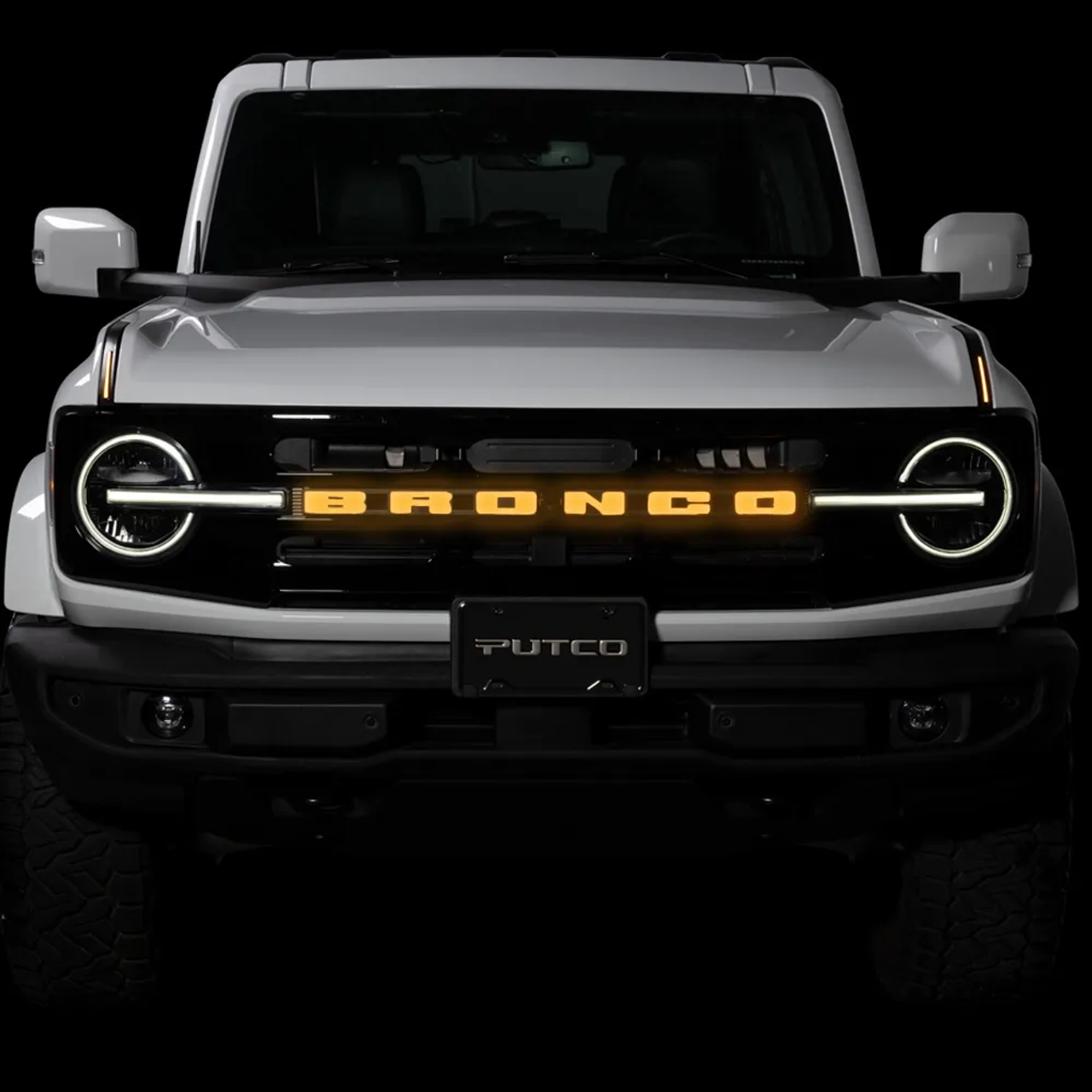 Ford Bronco Putco Luminix Ford Bronco LED Grille Emblem for 2021+ Ford Bronco 1706728148926