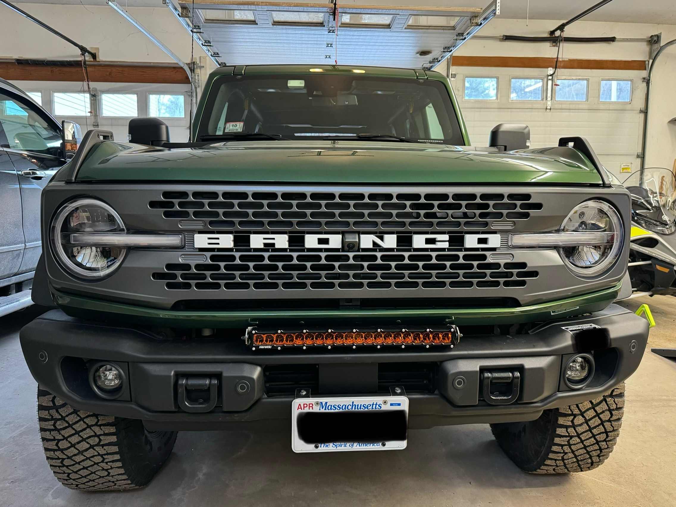 Ford Bronco Question: is there a lighting package for the Capable bumper that retains the OEM flood light but adds. 1709918905367