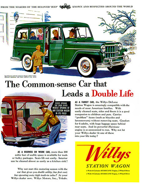 Ford Bronco Jeep origins... Ford? 1946 Willys Station Wagon