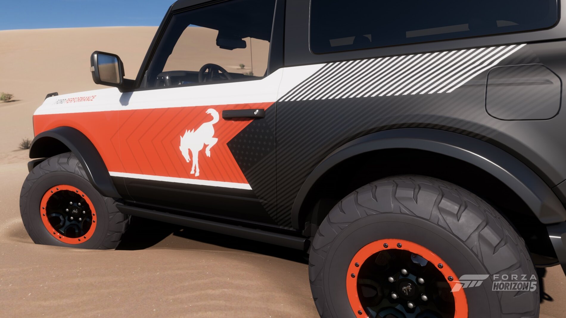 Ford Bronco Shelby Hall and Penny Dale's Rebelle Rally 2021 Bronco two-door in Forza Horizon 5! 1977c211-e132-4f5a-bf74-cd9b7a94abcb