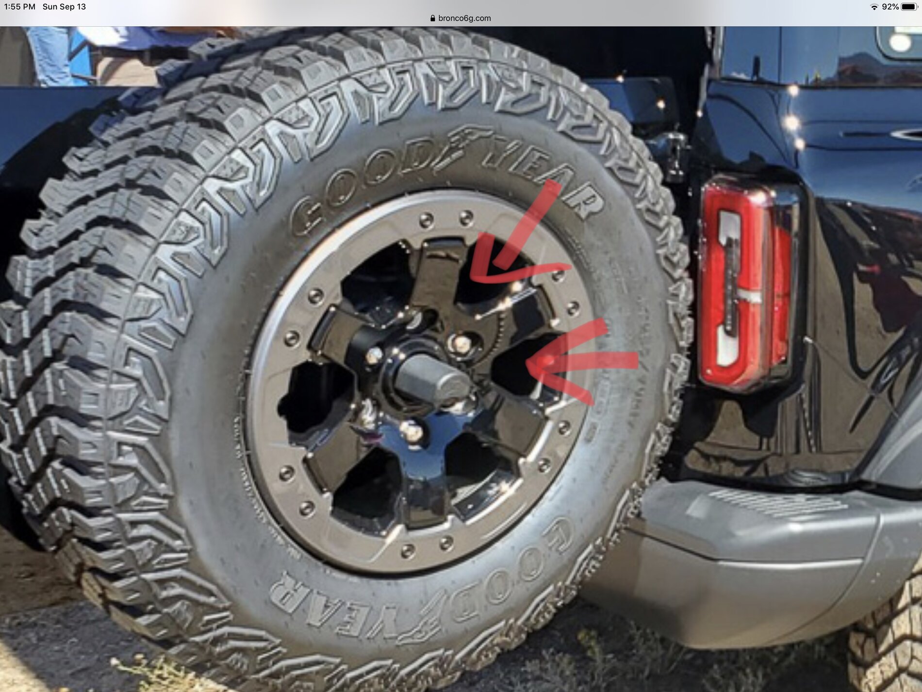Ford Bronco What are the wheel choices on Badlands?  Pics of what we’ve seen 1E1DADDC-3A09-4FC4-A4C3-5D14D6778460