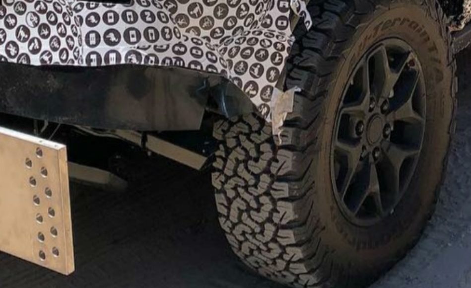 Ford Bronco Bronco Mule Spotted Testing Off-Road Wearing BFG K02 Tires and Mad Max Bumper 20200625_125529 - Copy