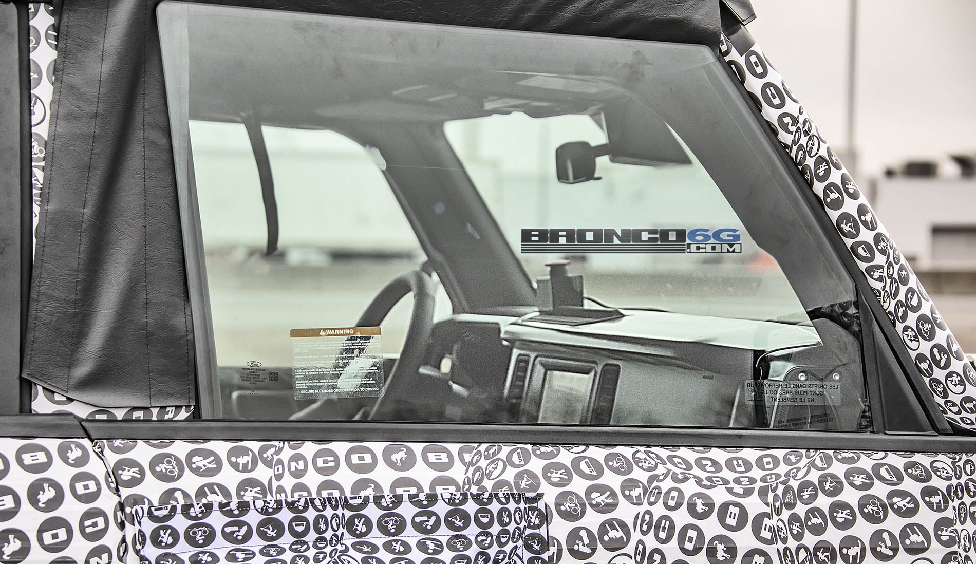 Ford Bronco 2021 Bronco Interior Spied Undisguised!! tv-with-pliers