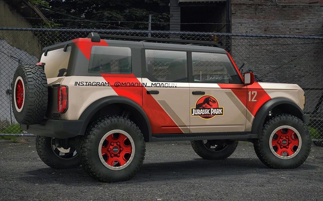 Ford Bronco just maybe..... closest 2 door Bronco render yet? 2021 Bronco modified Jurassic Park