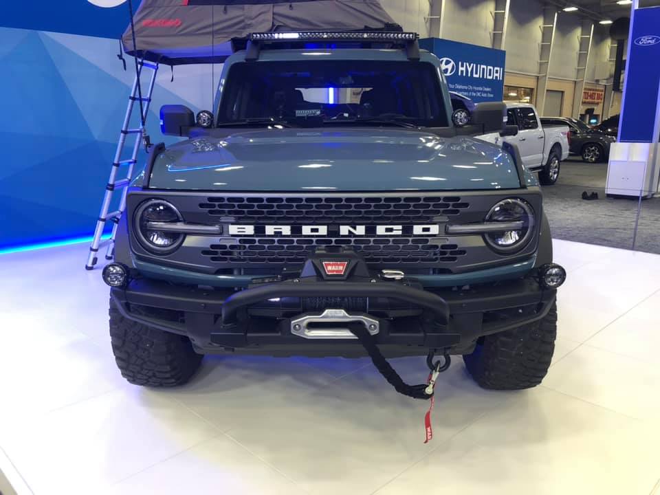 Ford Bronco First look at Bronco Overland Concept at OKC Auto Show 2021 Bronco Overland Concept OKC Auto Show 2