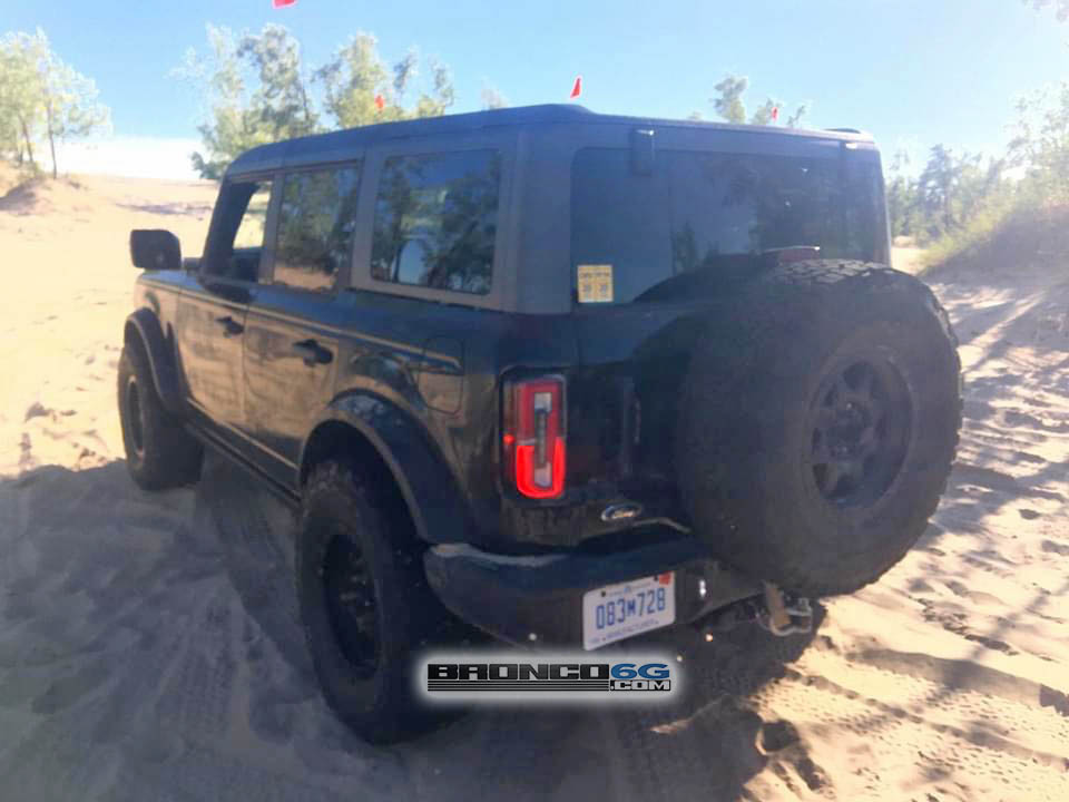 Ford Bronco More Broncos testing at Silver Lake Sand Dunes 2021 Bronco sasquatch dunes 7