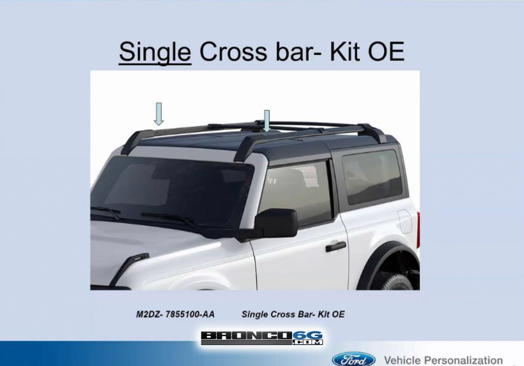 2021 Bronco single cross bar kit Ford Performance OEM factory accessory.jpg