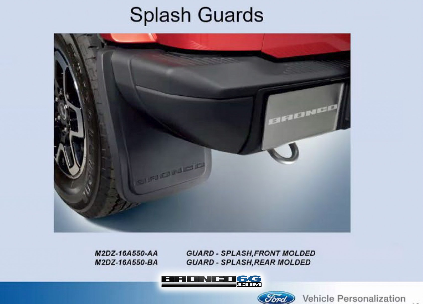 2021 Bronco Splash Guards Ford Performance OEM factory accessory.jpg
