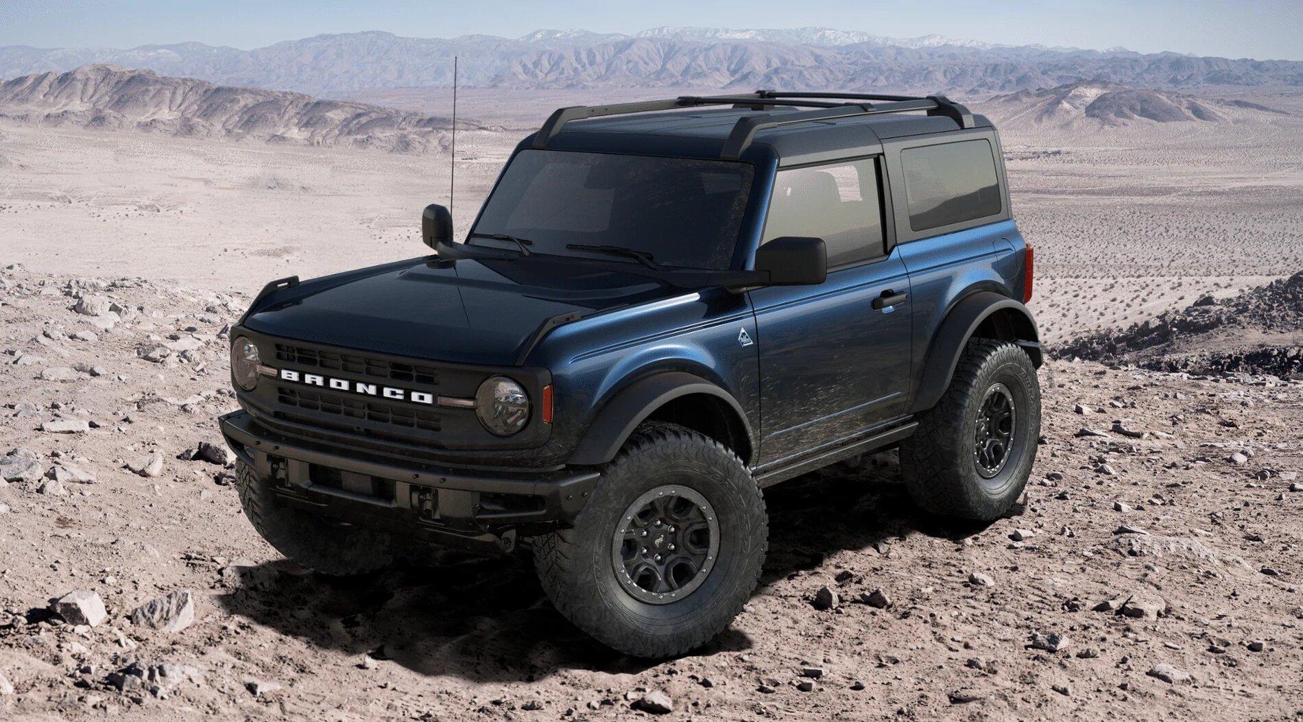 Ford Bronco What picture made it your choice of color ? 2021 Ford Bronco Black Diamond