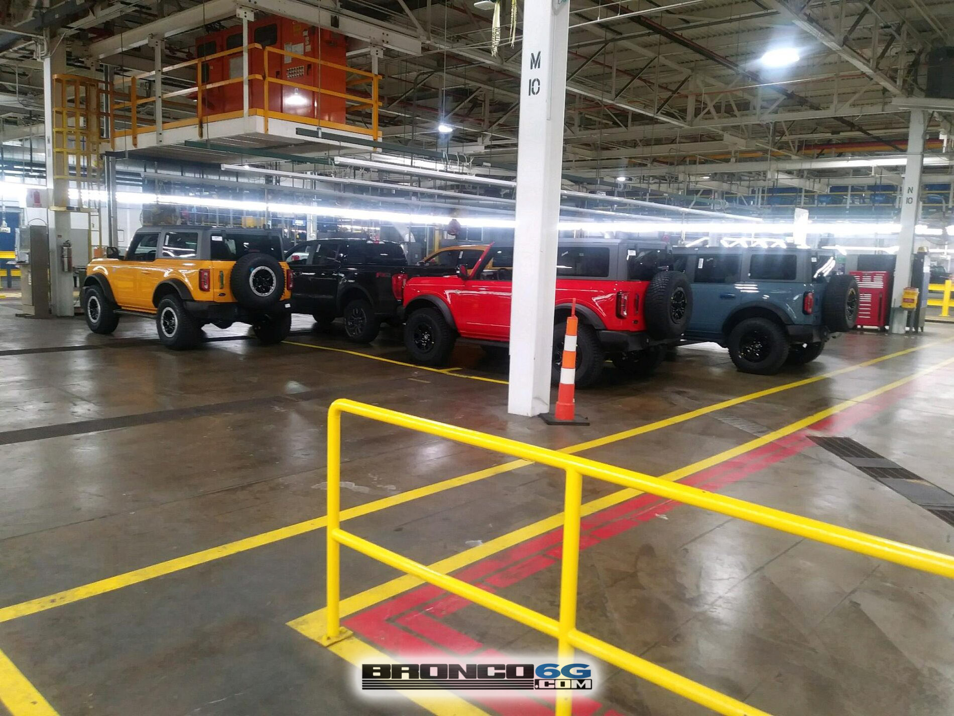 Ford Bronco 30+ Bronco Factory Pics: Navy Pier Interior, Bronze Dashboard, Base Antimatter Blue + More by The Stig ??️? 2021 Ford Bronco Production Factory Exterior Interior 6