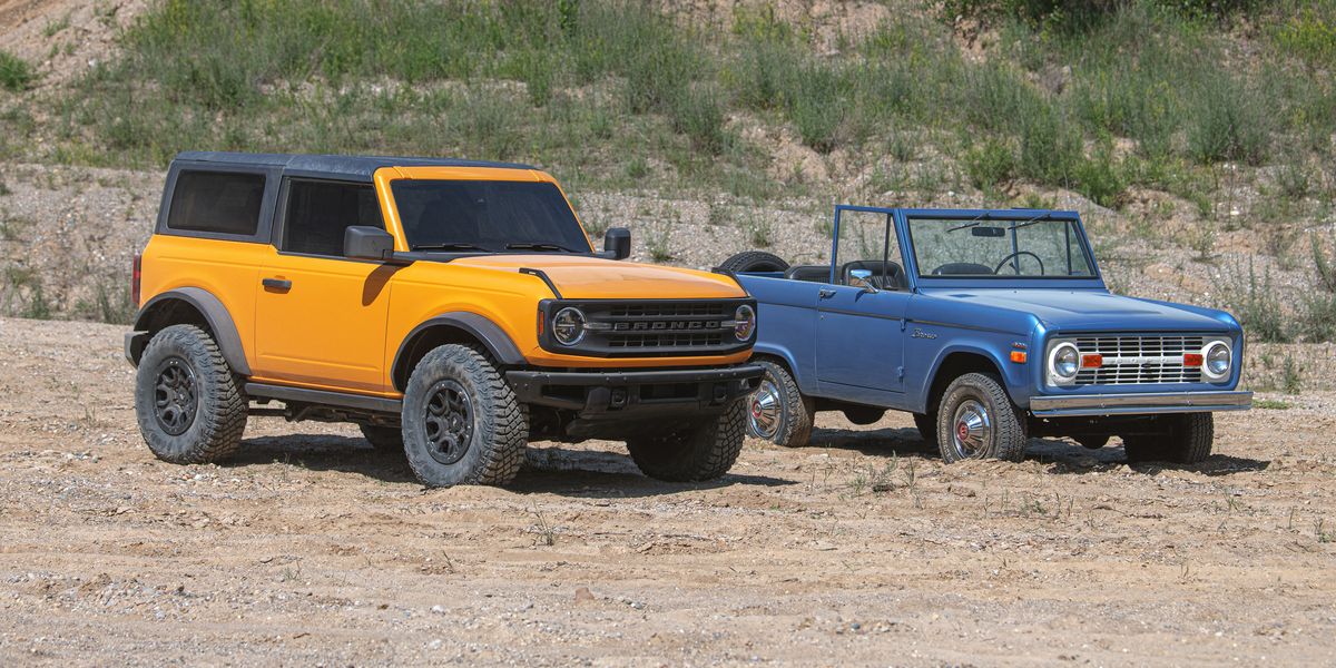 Ford Bronco 2025 Badlands Bronco will have Fox 2.5 inch live valve shocks (per Ford at NORRA Mexican 1000 race) 2021-ford-bronco-vs-first-gen-bronco-1594669545