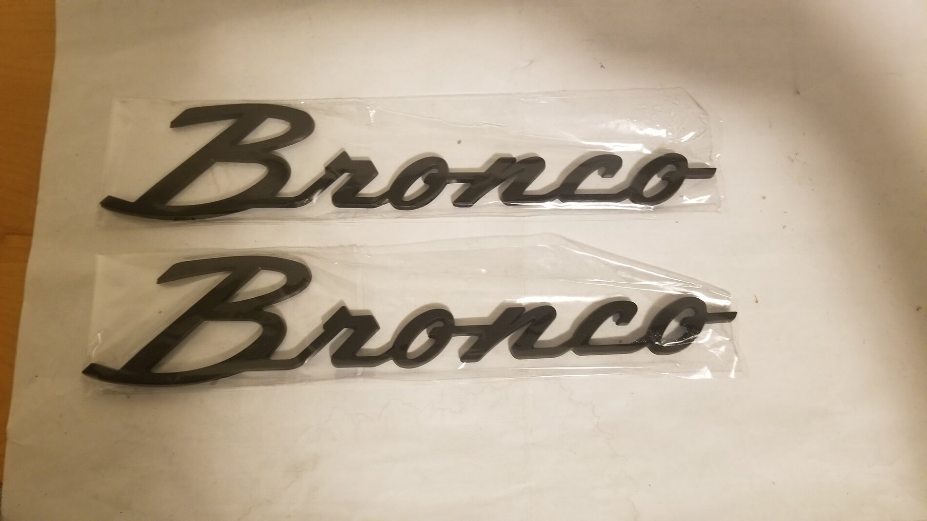 Ford Bronco Adhesive backed Heritage Bronco Fender Badges by BroncoDepotUSA [NO LONGER AVAILABLE] 20210924_181340