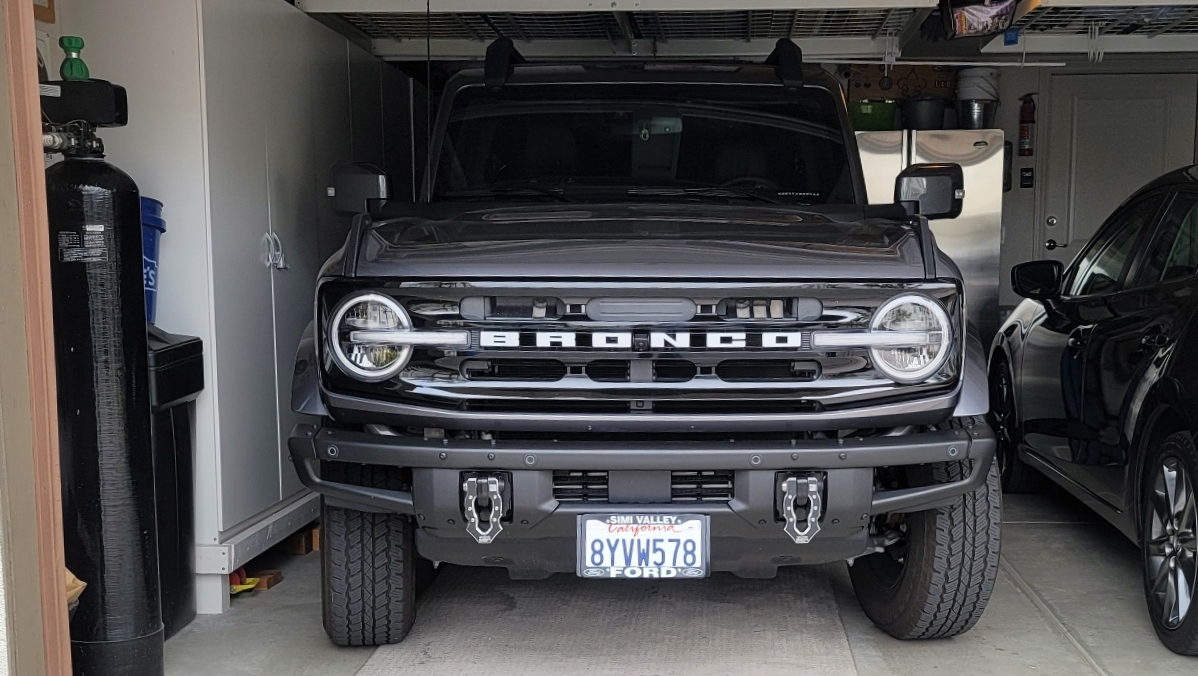 Ford Bronco PRICE DROP - Finally a Front License Plate bracket solution - order yours today 20220131_145308