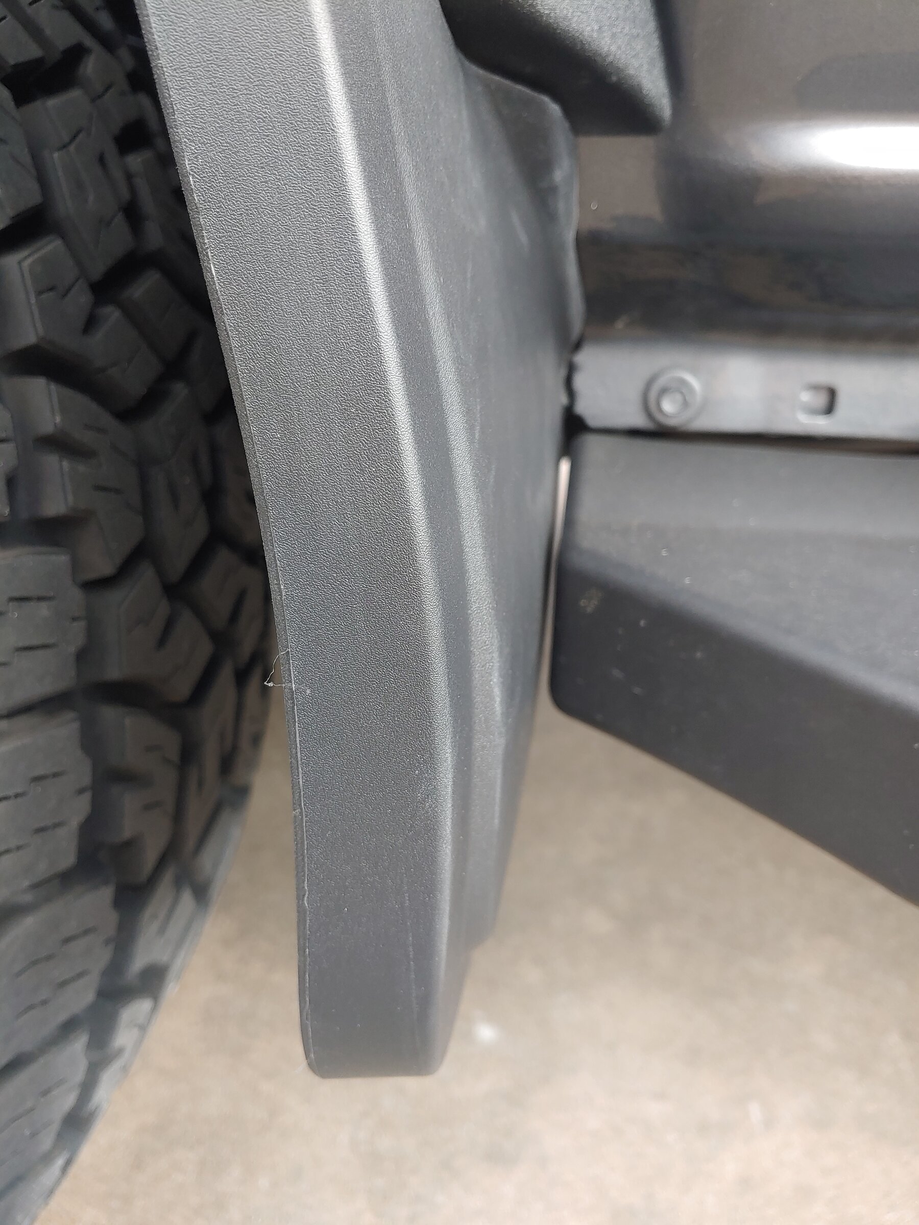 Ford Bronco Just installed front mud flaps (pics) 20220201_141950
