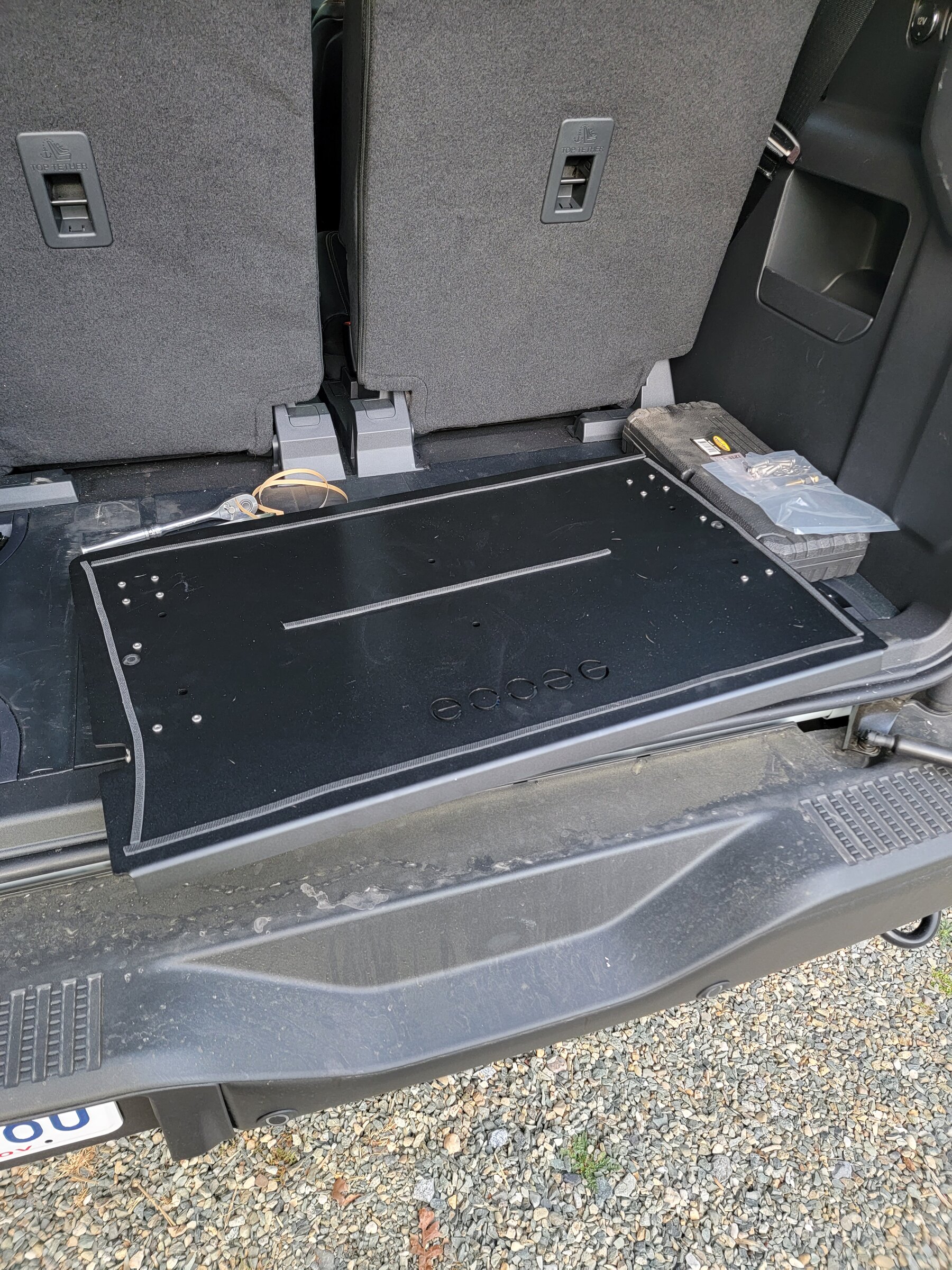 Ford Bronco Goose gear tailgate table installed! 1668444445115
