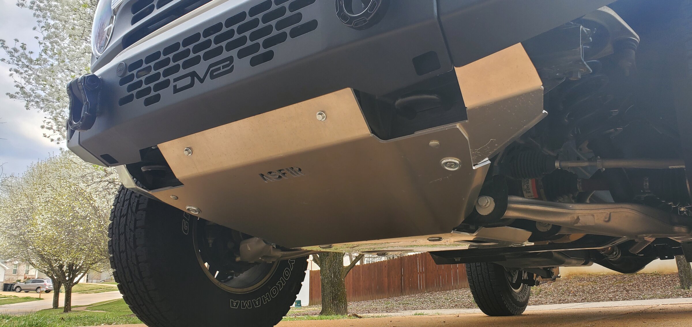 Ford Bronco Underbody aluminum skidplates and protection by ASFIR 4x4 20220329_173542