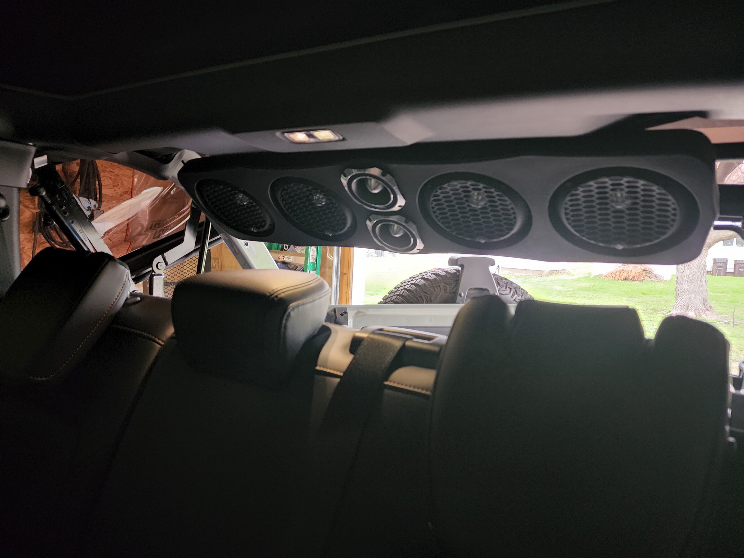 Ford Bronco B&O audio upgrade with DIY soundbar 20220430_154835