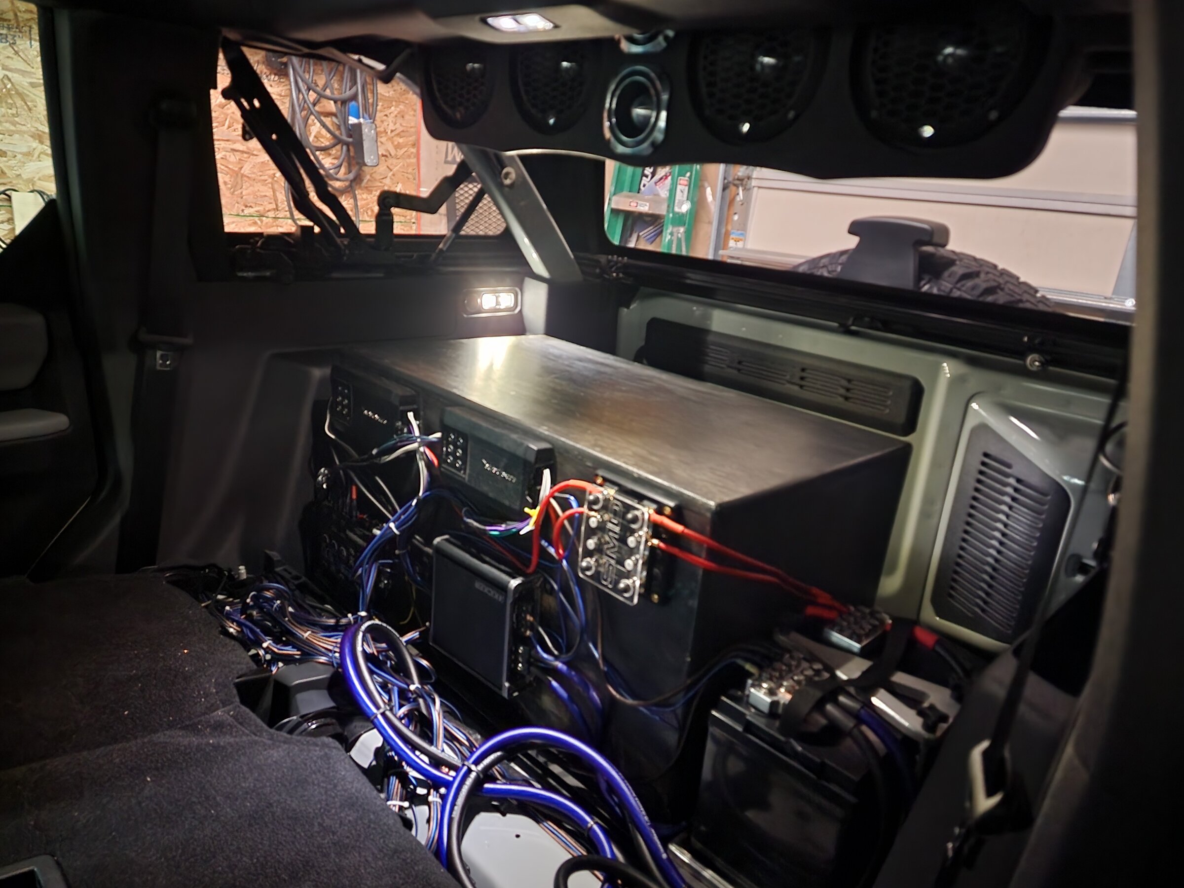 Ford Bronco B&O audio upgrade with DIY soundbar 20220606_163247